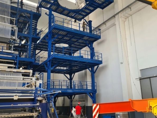 torre per lavorazioni plastiche carpenteria ottone
