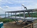 villa privata lago maggiore carpenteria ottone